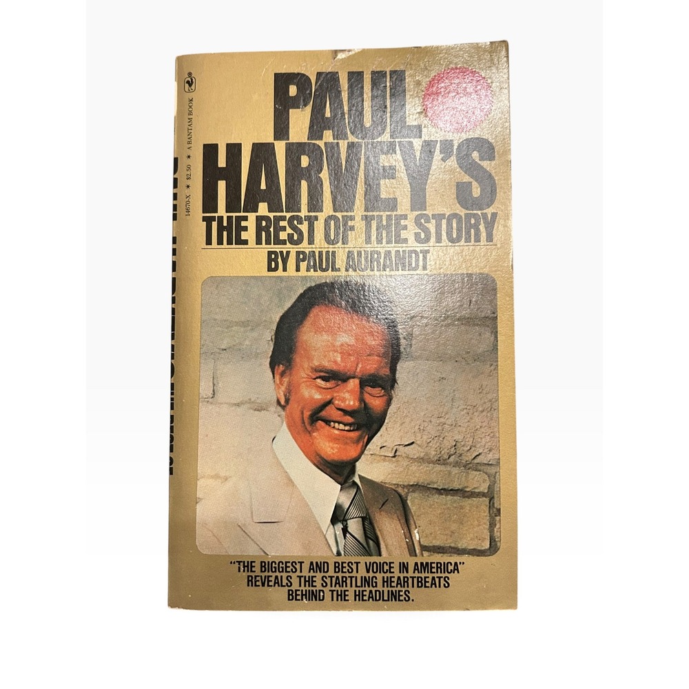 Vintage "Paul Harvey's The Rest of the Story" Paperback Book by Paul Aurandt